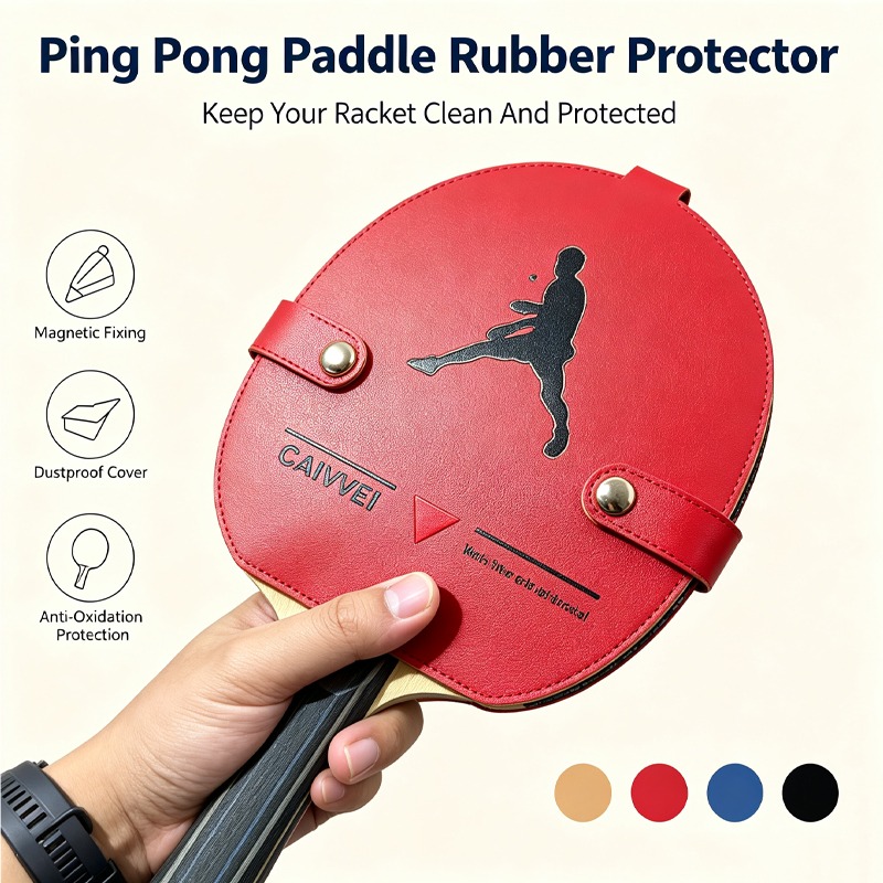 Table Tennis Protective Cover - Magnetic Table Tennis Racket Protector Cover