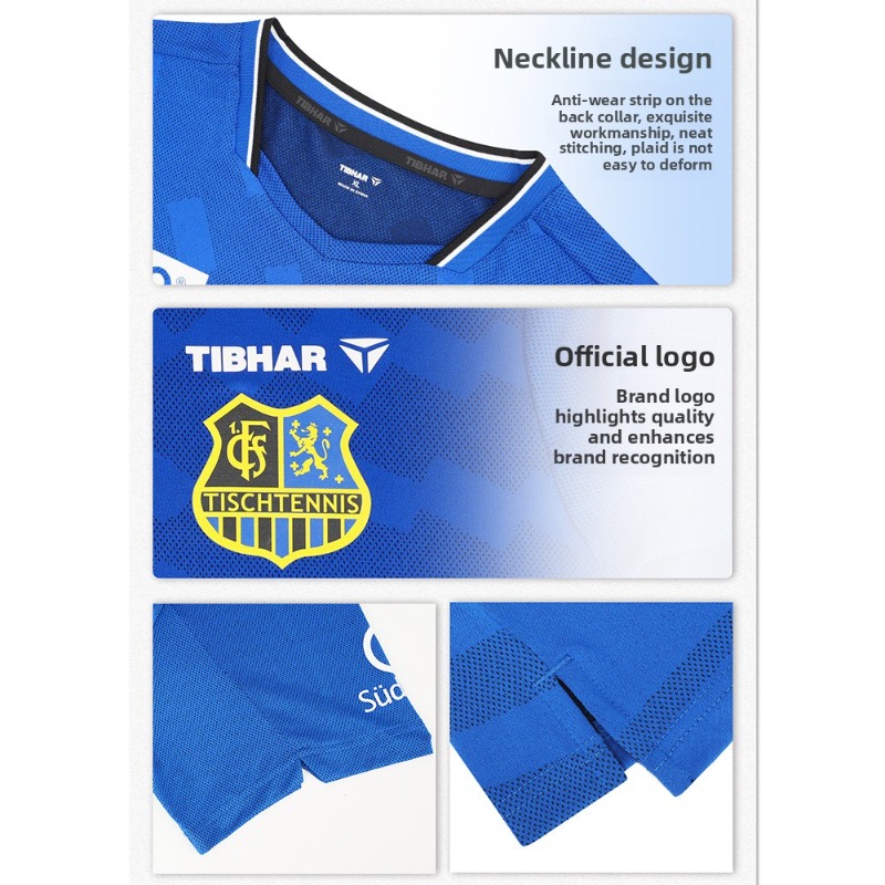 TIBHAR table tennis sportswear - Table Tennis Zhendong ulasan dan harga