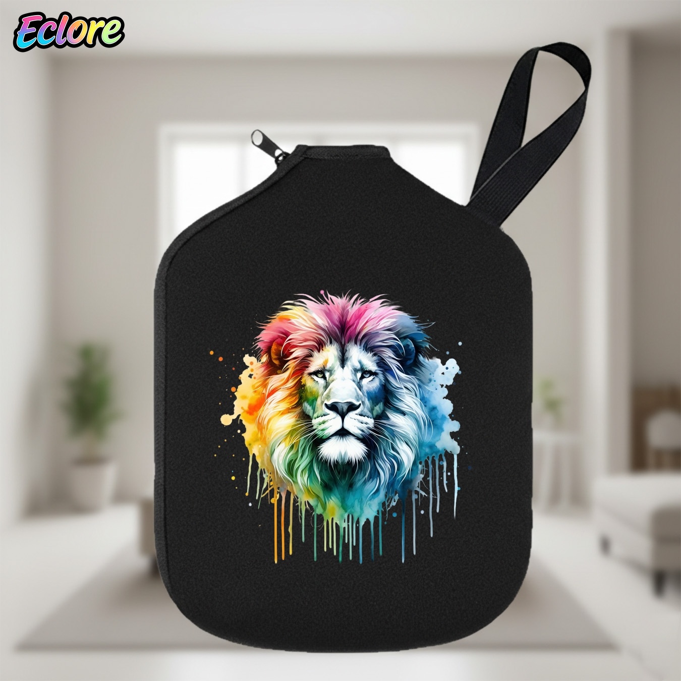 Colorful Watercolor Lion Head  - Table Tennis Usa ulasan dan harga