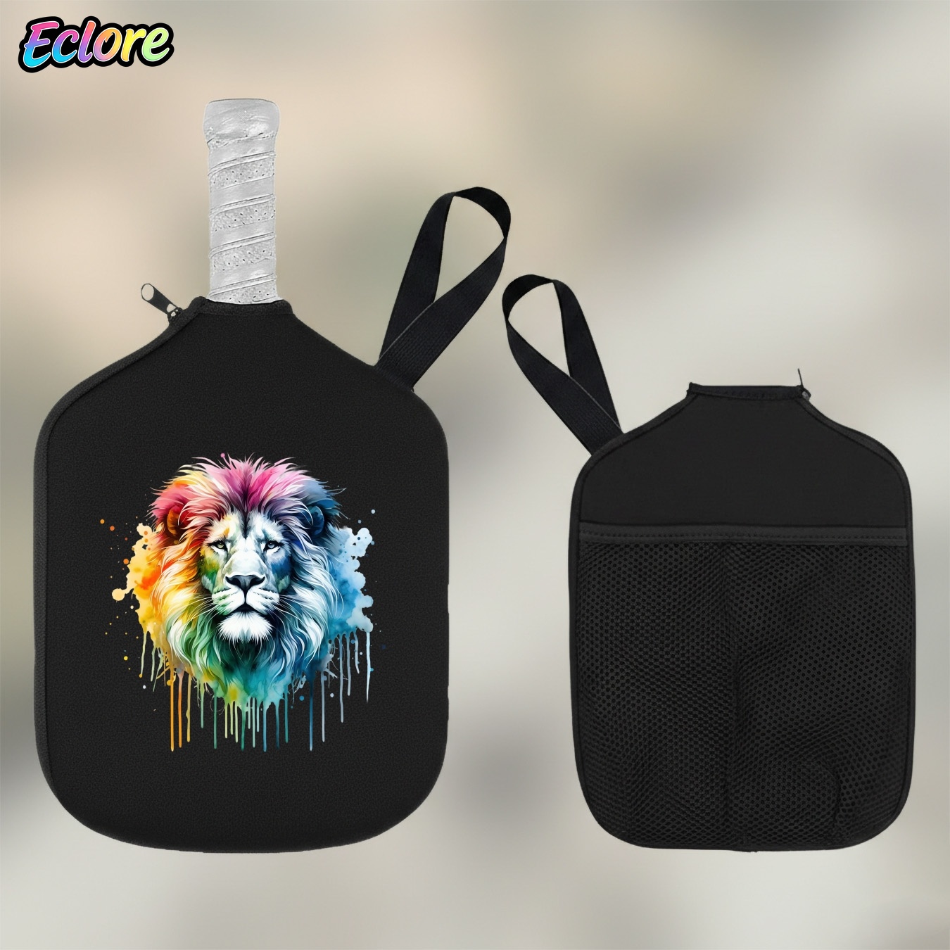Colorful Watercolor Lion Head  - Table Tennis Usa ulasan dan harga