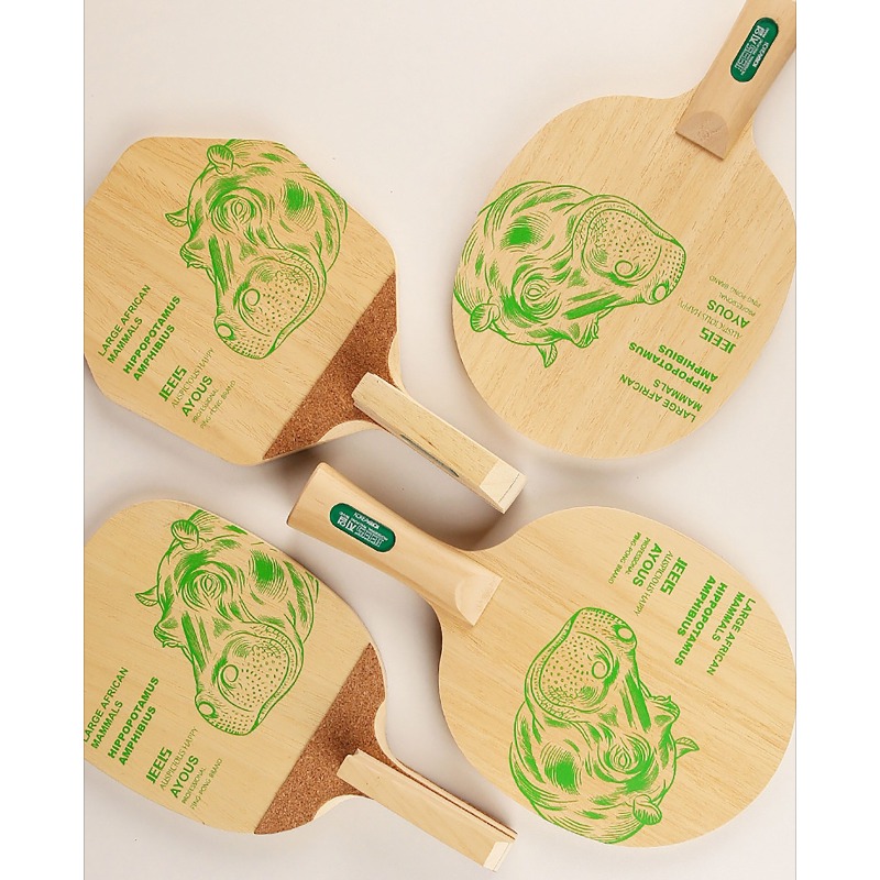 JEELS Green Hippo 1 Ply Ayous  - Table Tennis Usa ulasan dan harga
