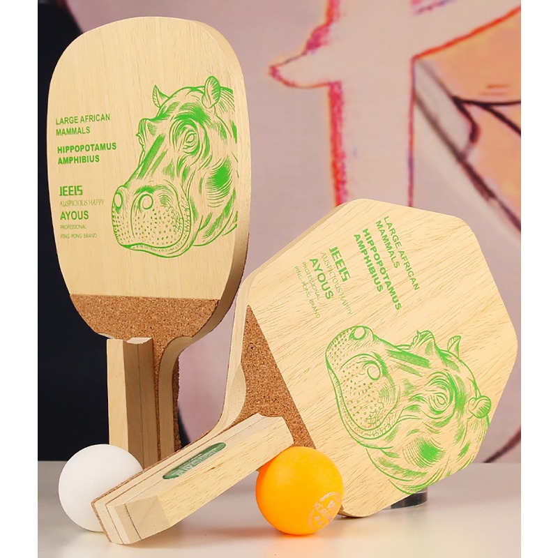 JEELS Green Hippo 1 Ply Ayous  - Table Tennis Usa ulasan dan harga