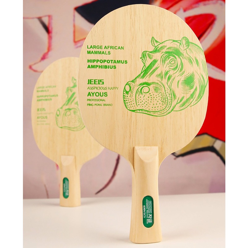 JEELS Green Hippo 1 Ply Ayous  - Table Tennis Usa ulasan dan harga