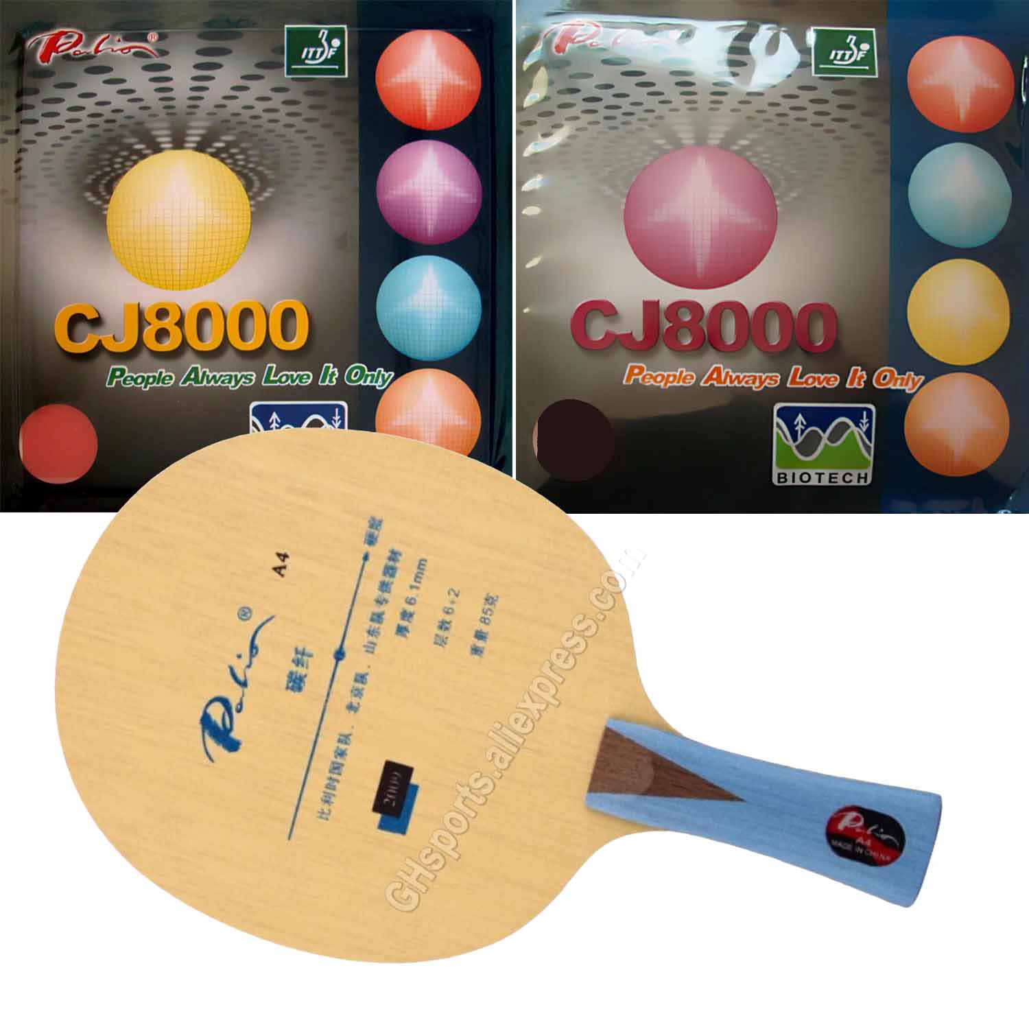 Pro Combo Racket Palio A4 A 4  - Table Tennis Grip Types ulasan dan harga