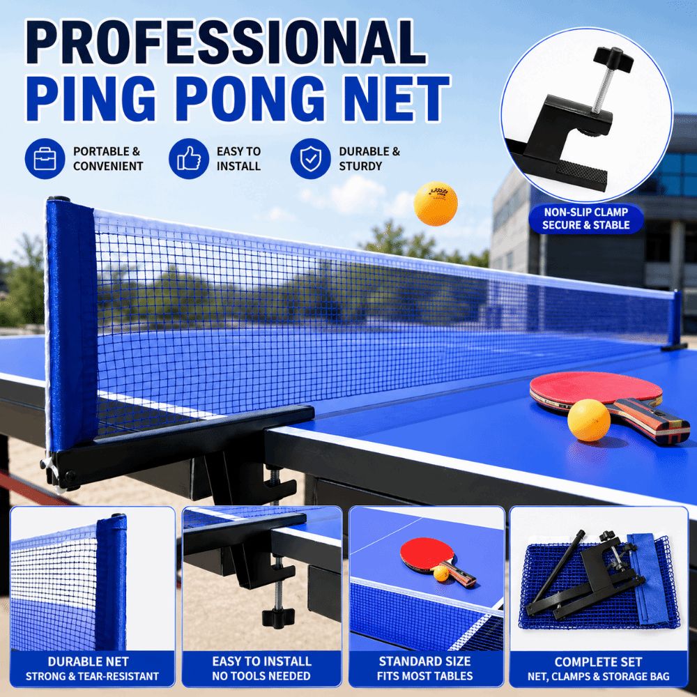 Standard Table Tennis Net Fold - Table Tennis Post ulasan dan harga