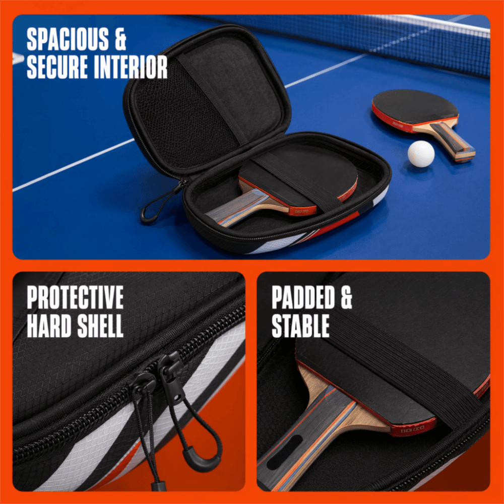 EVA Table Tennis Racket Case S - Table Tennis Protective Cover ulasan dan harga