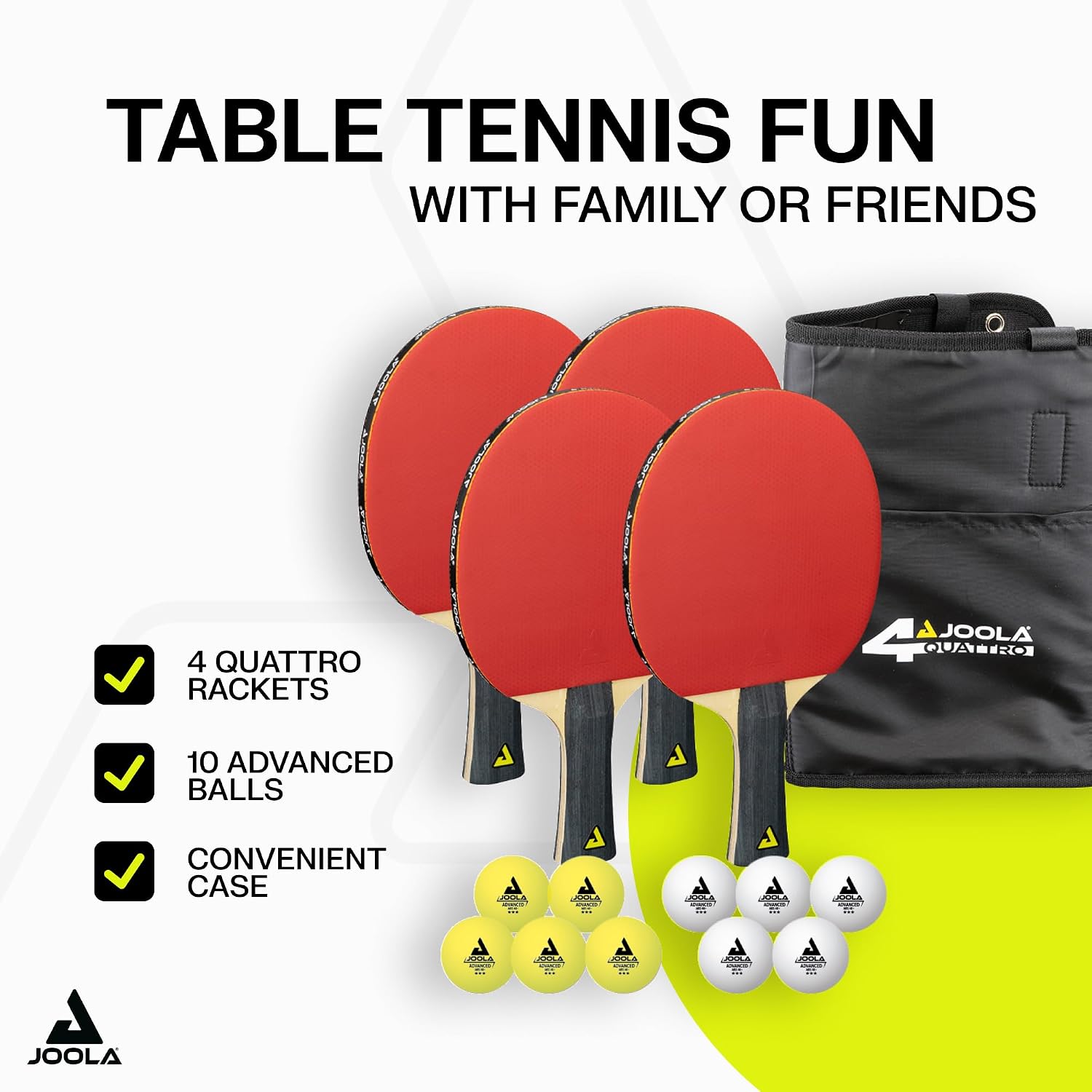 4-Piece Table Tennis Paddle Se - Table Tennis Reference ulasan dan harga