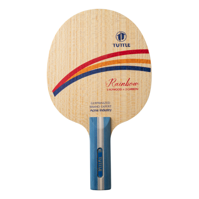 TUTTLE Rainbow Carbon Table Te - Table Tennis Custom Bat ulasan dan harga