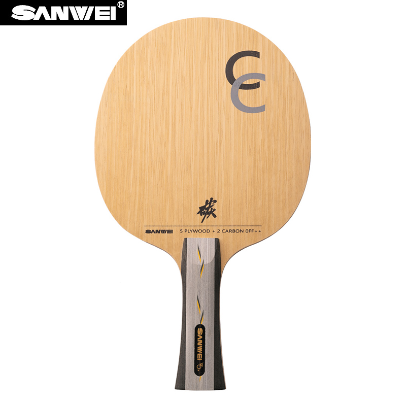 SANWEI CC CLASSIC Carbon Table - Table Tennis Custom Bat ulasan dan harga