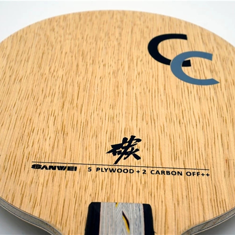 SANWEI CC CLASSIC Carbon Table - Table Tennis Custom Bat ulasan dan harga