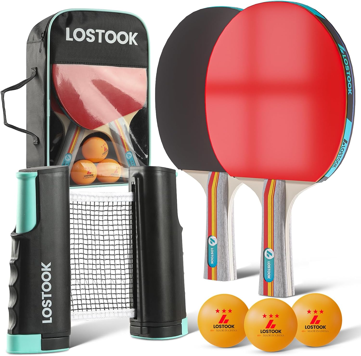 Pro Table Tennis Set: 2/4 Padd - Table Tennis Reference ulasan dan harga