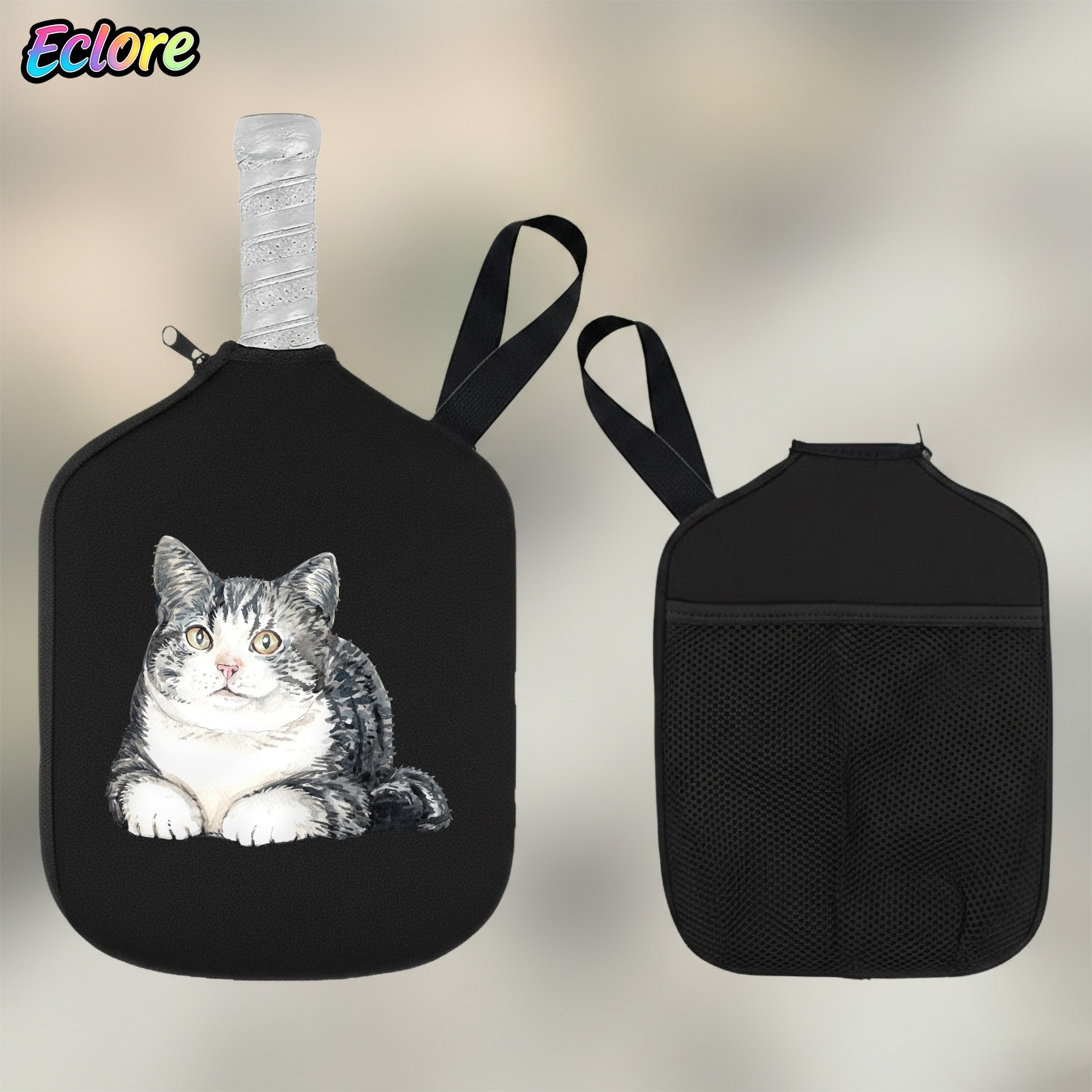 Cute Watercolor Cat Pickleball - Table Tennis Usa ulasan dan harga