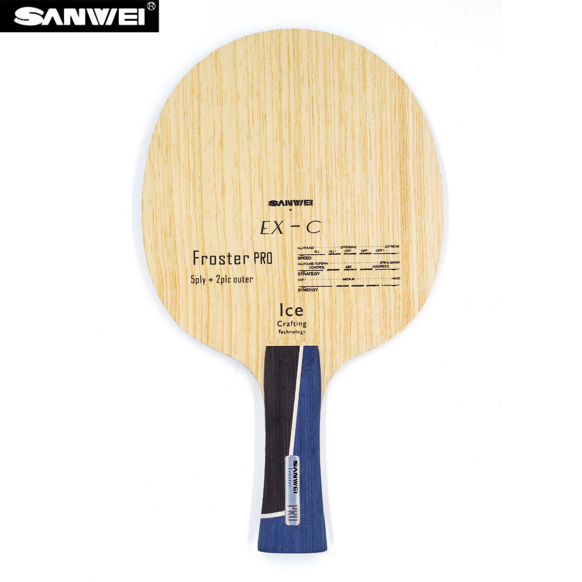 SANWEI ALC Table Tennis Blade  - Table Tennis Usa ulasan dan harga