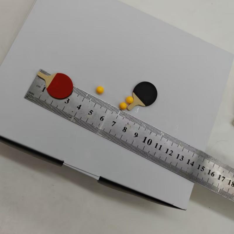1Set Dollhouse Miniature Ping  - Table Tennis Reference ulasan dan harga