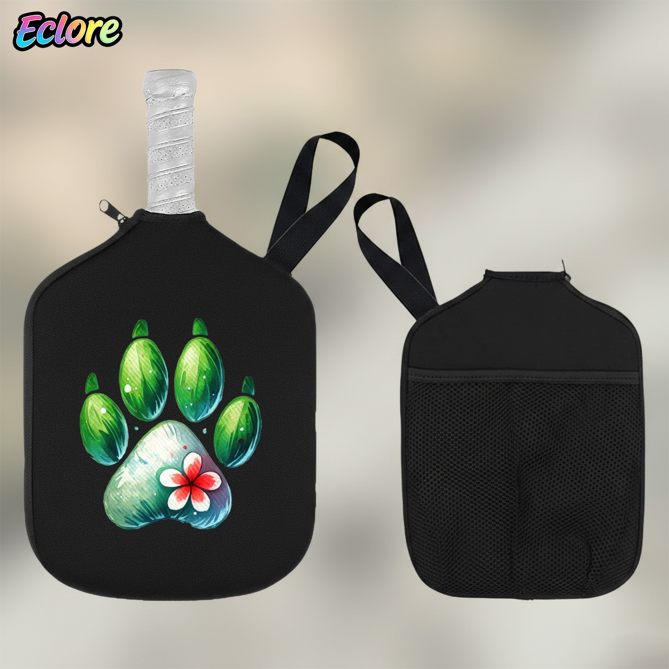 Green Watercolor Paw Print Pad - Table Tennis Usa ulasan dan harga