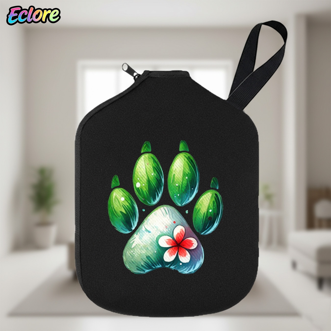 Green Watercolor Paw Print Pad - Table Tennis Usa ulasan dan harga